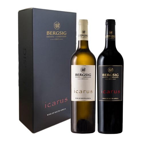 2 x Bergsig Icarus Red and White in Gift Box - Celebrate in Style